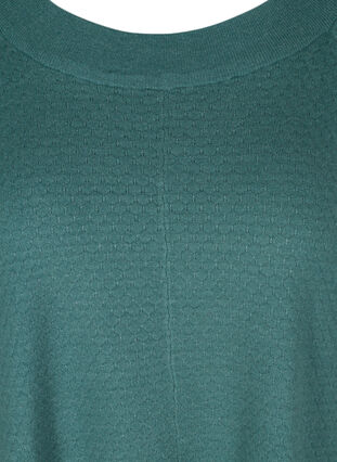 Poncho tricoté texturé, Sea Pine Mel., Packshot image number 2
