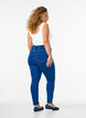 Jeggings &agrave; taille haute., Bleu, Model image number 1
