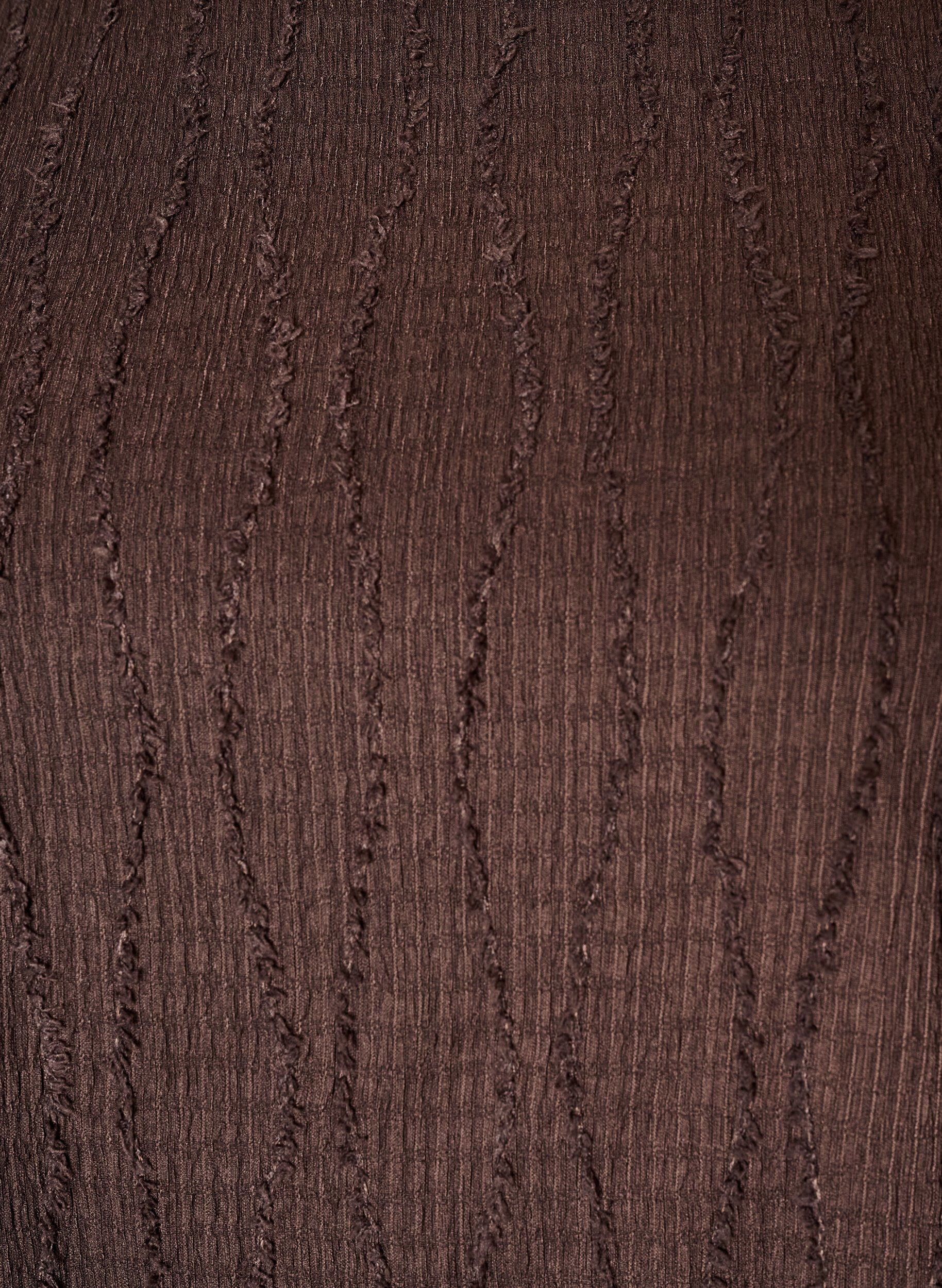 ZizziJersey blouse met een golvende textuur, Bruin, Packshot image number 2
