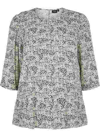 Viscose blouse met bloemenprintViscose blouse met bloemenprint