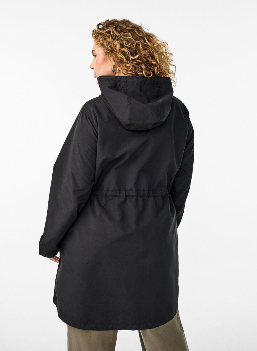 Parka Zizzi Pour Femme - Imperméable Avec Capuche - Grandes Tailles 42 à 60