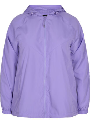 Veste courte avec capuche et ourlet inférieur réglable, Paisley Purple, Packshot image number 0