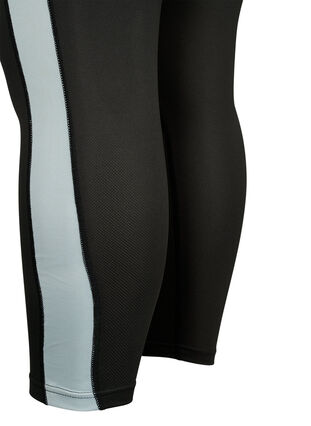 Pantalon de ski avec bande contrastée, Black w. Gray Mist, Packshot image number 3