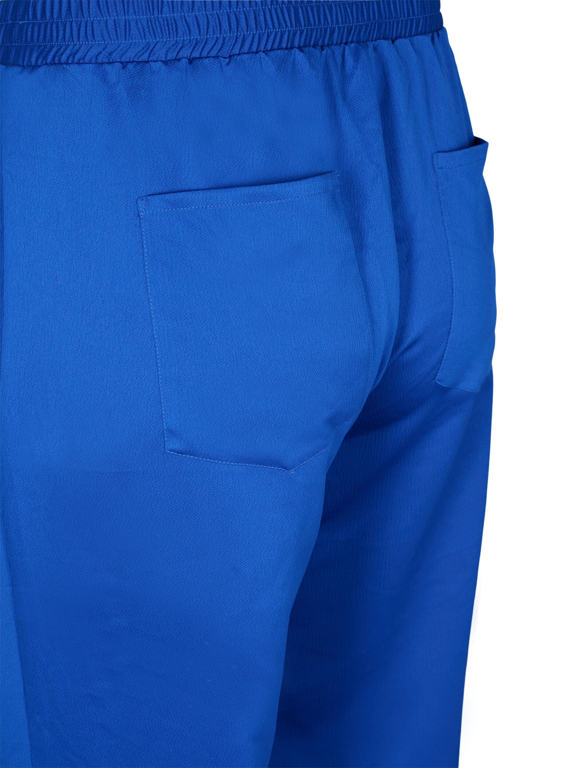 Zizzi Pantalon ample en brillant l&eacute;ger avec largeur, Surf the web, Packshot image number 3