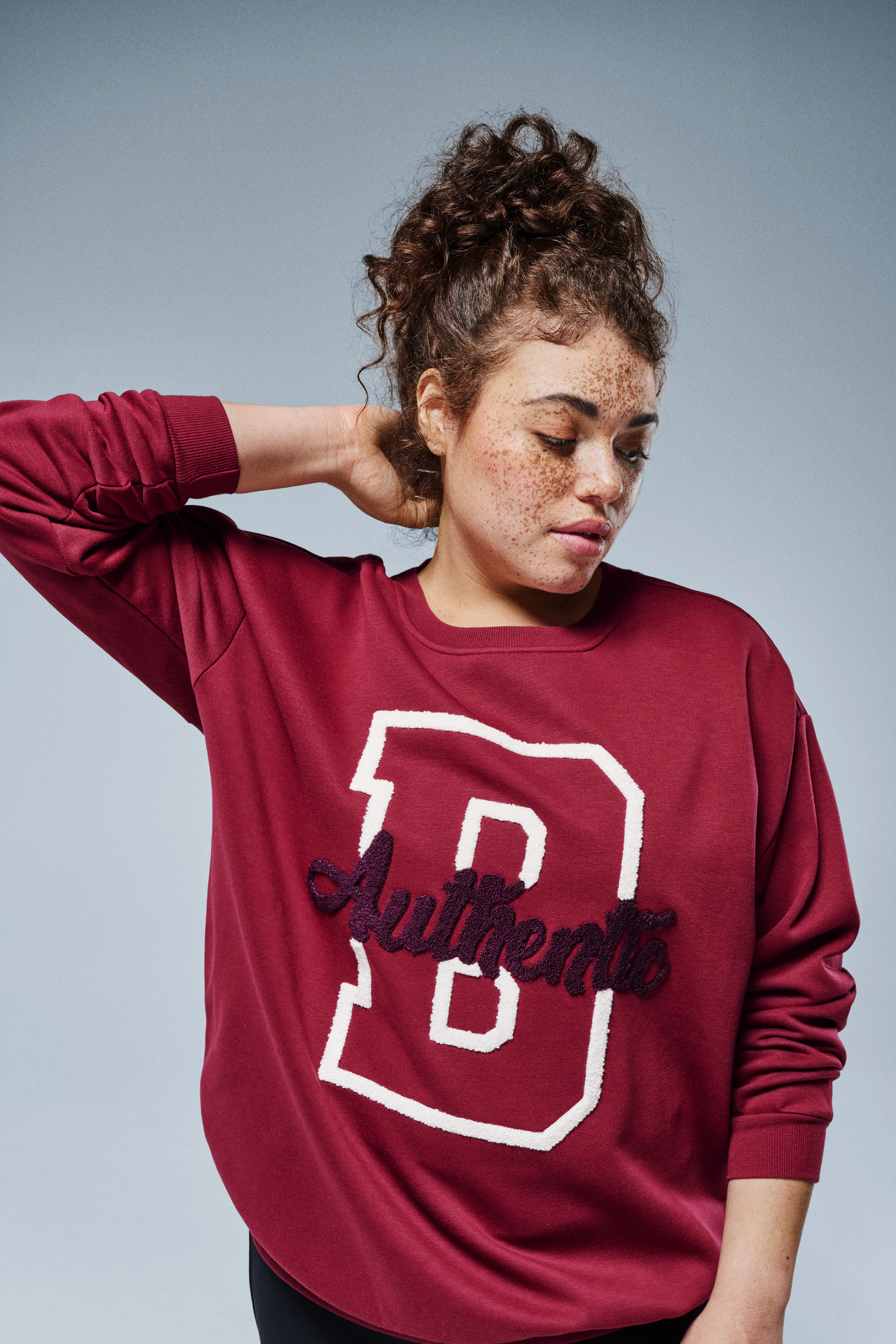Zizzi Sweat-shirt, , Model