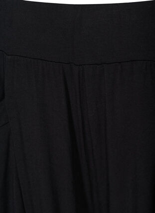 Pantalon ample en viscose avec poches, Black, Packshot image number 3