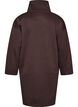 Robe-sweat sportive avec col montant et fermeture zipp&eacute;e, Marron, Packshot image number 1