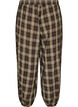 Pantalon ballon &agrave; carreaux avec taille haute, Vert, Packshot image number 1