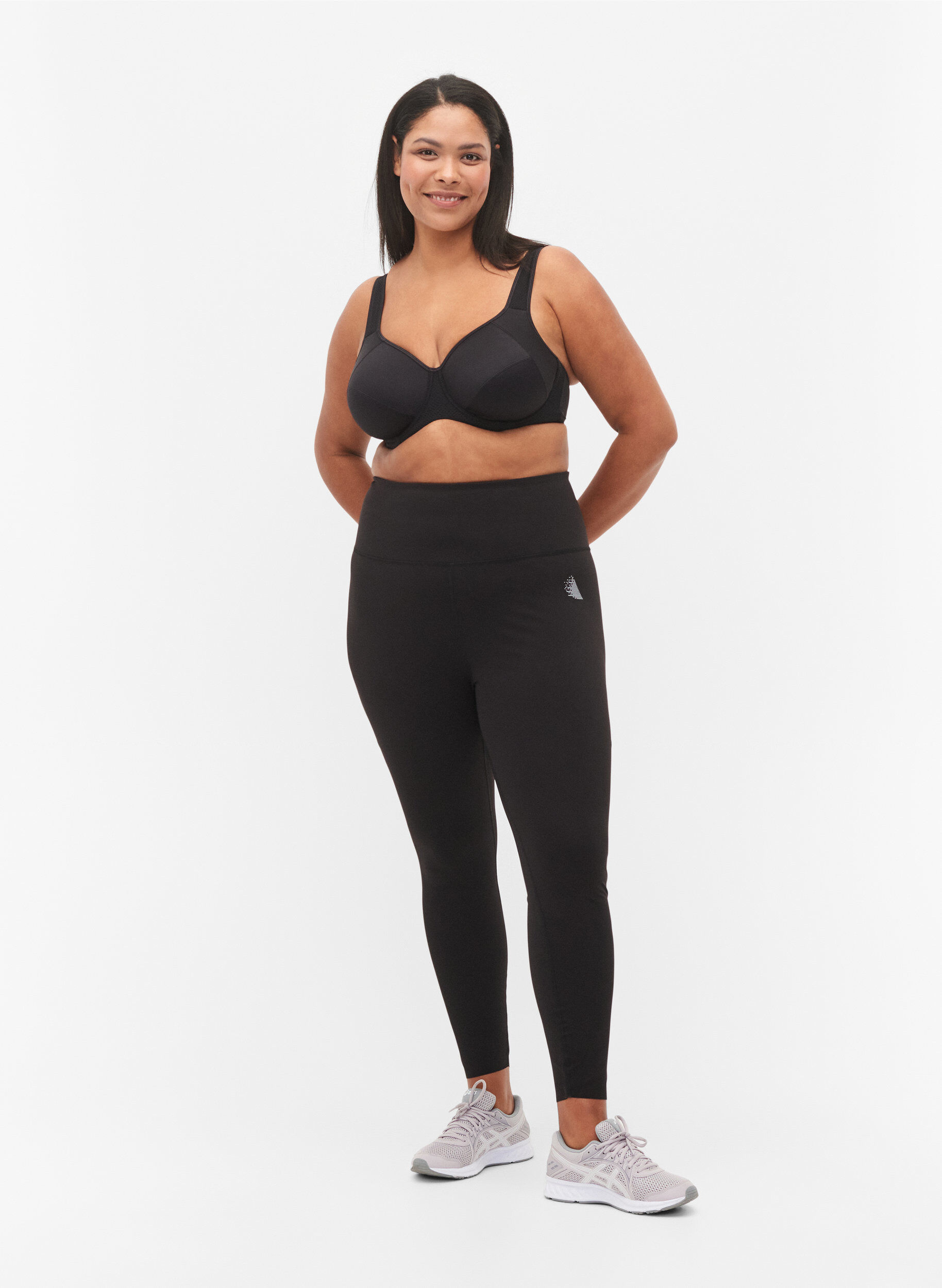 ZizziCORE, SUPER TENSION TIGHTS - Trainingslegging met binnenzak, Zwart, Model image number 1