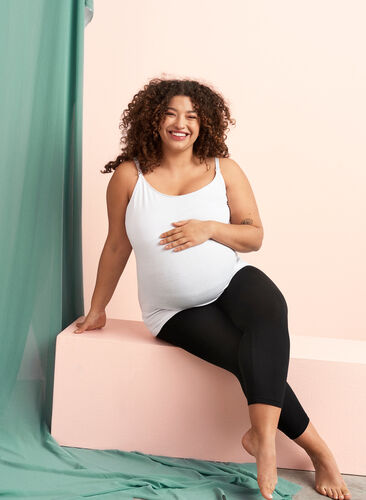 Zwangerschapstop met opening voor borstvoeding, White, Image image number 0