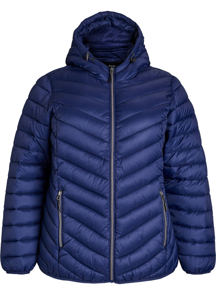 Veste légère à capuche, Bleu, Packshot image number 0