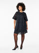 Robe courte texturée, Black, Model image number 2