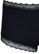 Culotte taille haute avec dentelle, Black, Packshot image number 2