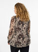 Blouse met bloemenprint, Zwart, Model image number 2