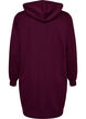 Lange hoodie met ritssluiting en zakken, Paars, Packshot image number 1