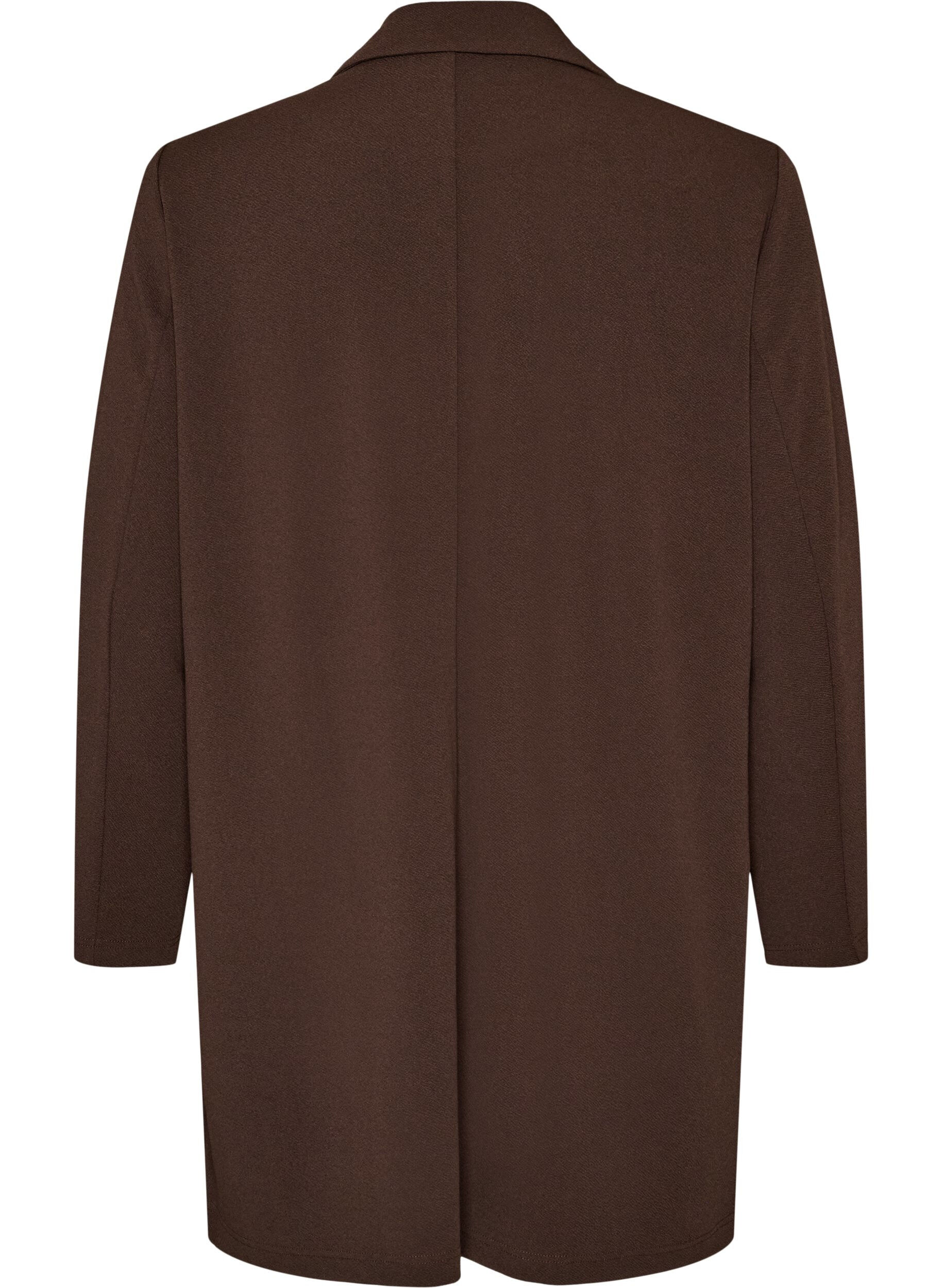ZizziBlazer long avec des poches, Marron, Packshot image number 1