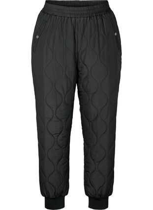 Pantalons thermiques matelassés, Black, Packshot image number 0
