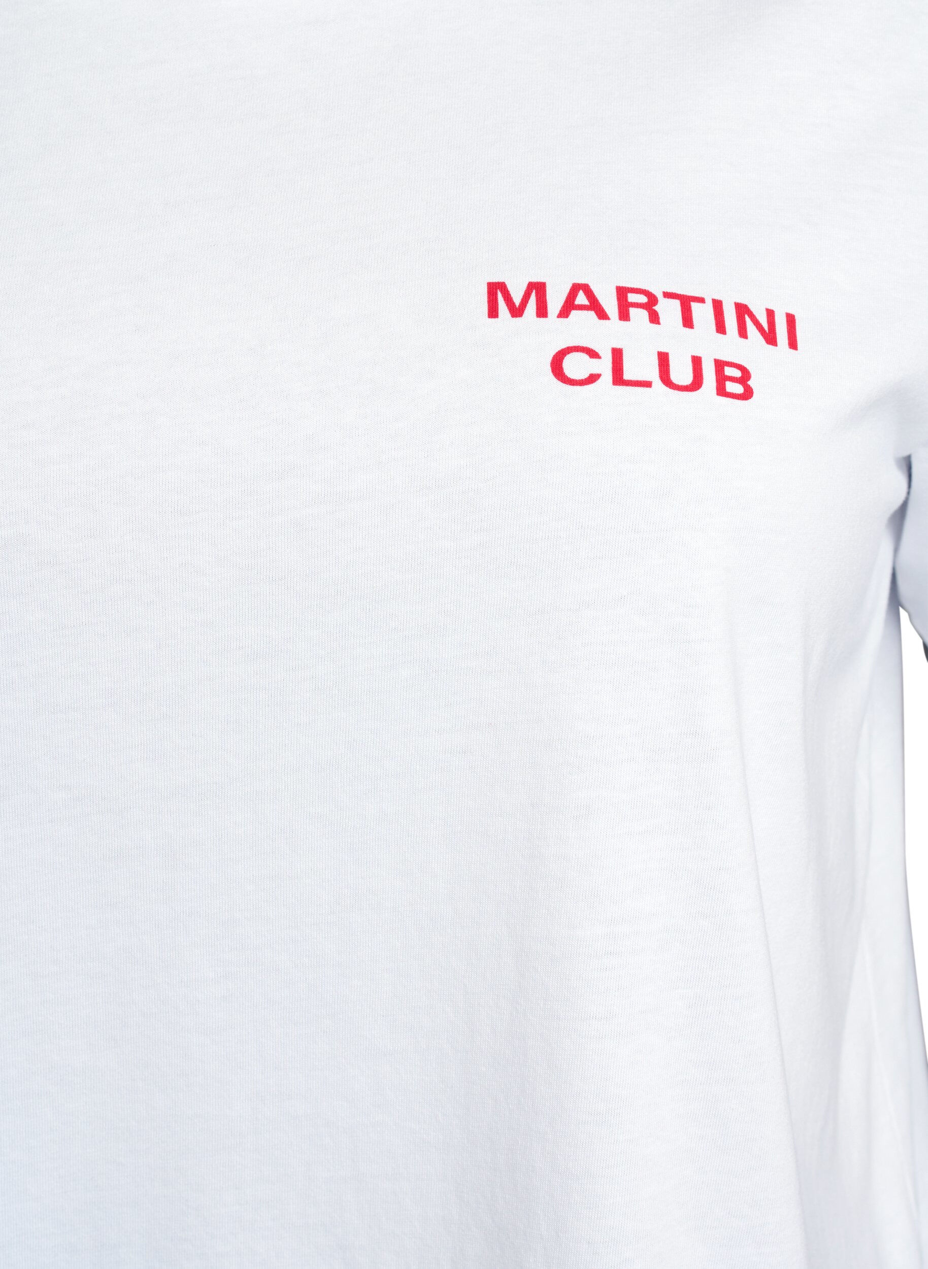 Zizzi T-shirt avec des imprim&eacute;s sur le devant et au dos, Blanc, Packshot image number 2