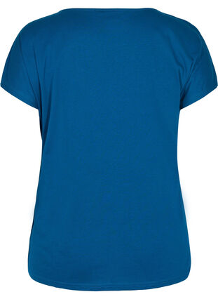 T-shirt en coton avec détails imprimés, Poseidon Mel Feather, Packshot image number 1