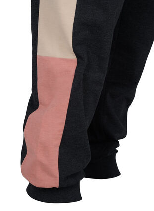 Pantalon de survêtement avec bandes latérales, DGM/Rose, Packshot image number 3