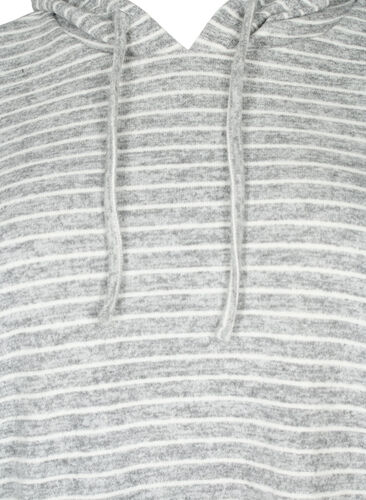 Sweat à capuche ample avec des rayures, DGM Stripe, Packshot image number 2