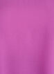 Blouse &agrave; manches courtes et encolure ronde, Violet, Packshot image number 2