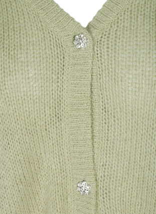 Cardigan tricoté à manches 3/4, Desert Sage, Packshot image number 2