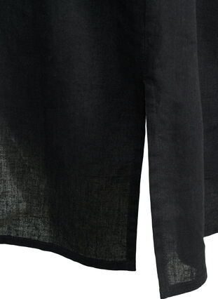 Robe chemise à manches longues, Black, Packshot image number 3