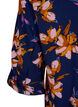 Gebloemde tuniek met 3/4 mouwen, Peacoat Flower AOP, Packshot image number 3