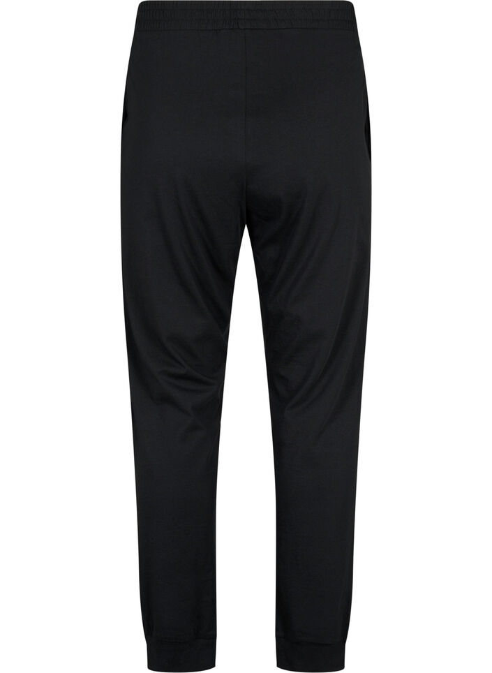 Pyjama en coton, Noir, Packshot image number 1