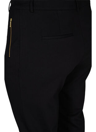 Pantalon moulant avec poches et fermeture éclair, Black, Packshot image number 3