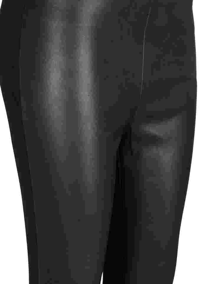Leggings en simili-cuir, Black, Packshot image number 2