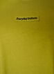 Katoenen T-shirt met tekstbadge, Groen, Packshot image number 2