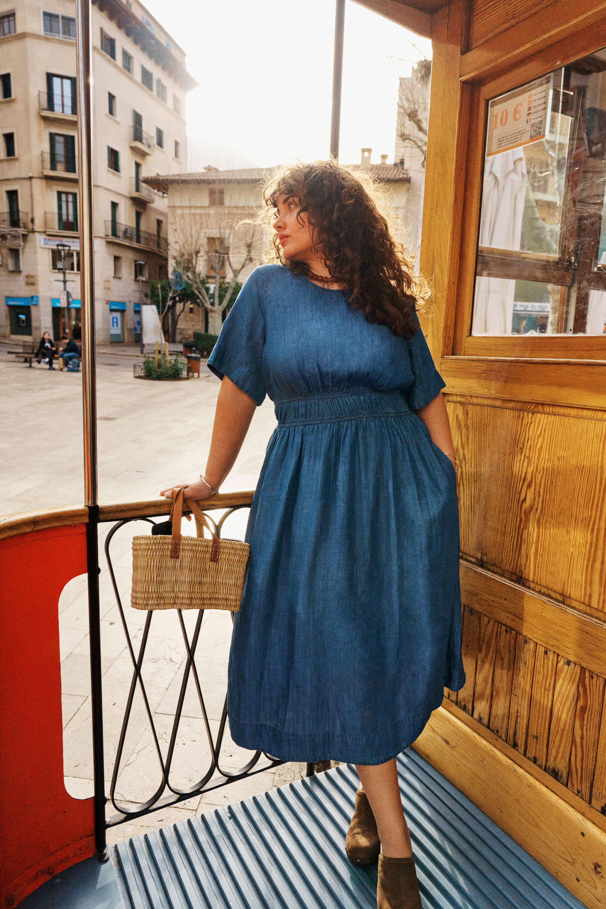 ZizziBohemien in blauwtinten, , Model