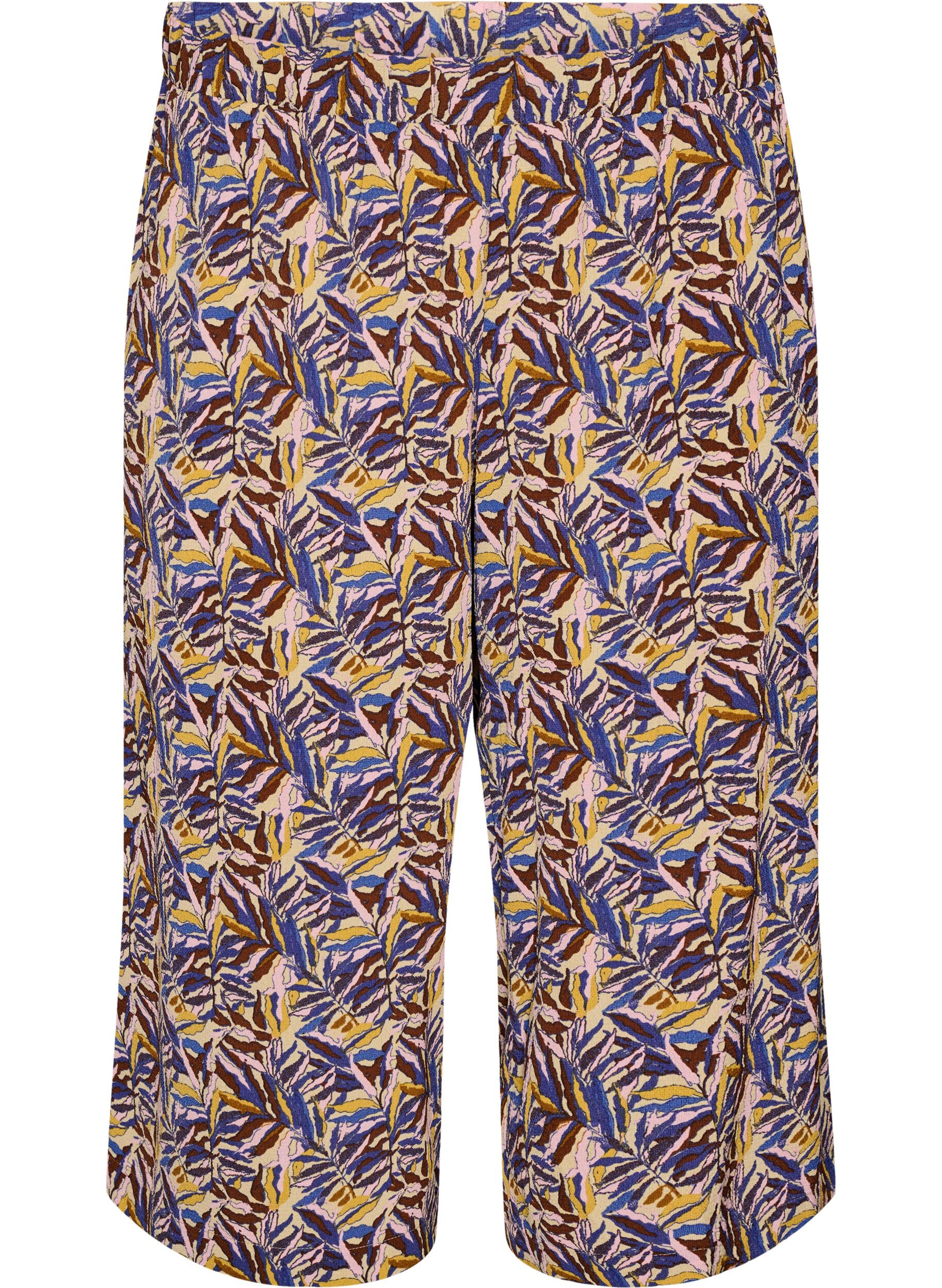 Pantalon ample avec imprim&eacute;