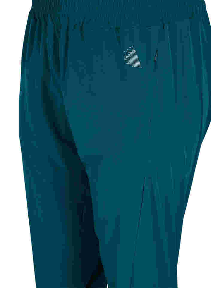 Pantalon d'entraînement ample avec poches, Deep Teal, Packshot image number 2