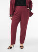 Broek met zakken en rechte pijpen, Rood, Model image number 2