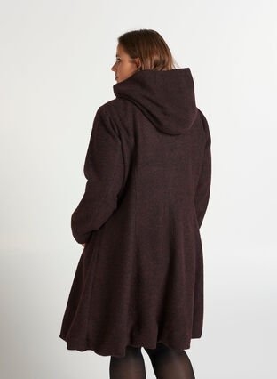 Long manteau en laine, Port R. mlg, Model image number 1