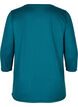 Blouse d'entra&icirc;nement &agrave; manches 3/4, Vert, Packshot image number 1
