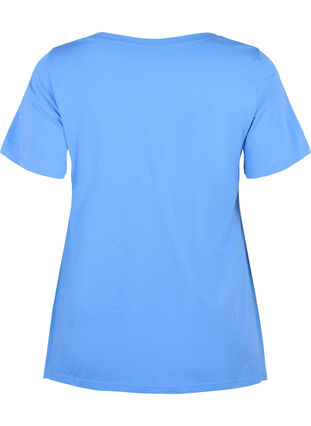 Katoenen t-shirt met korte mouwen, Ultramarine HEAVENLY, Packshot image number 1