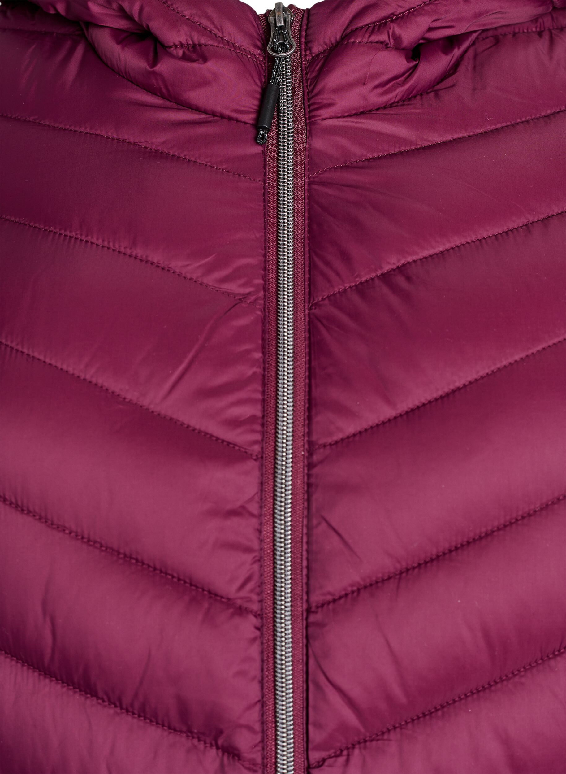 ZizziVeste l&eacute;g&egrave;re &agrave; capuche, Bordeaux fonc&eacute;, Packshot image number 2