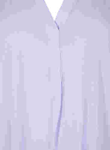 Chemisier à manches courtes avec encolure en V, Lavender, Packshot image number 2