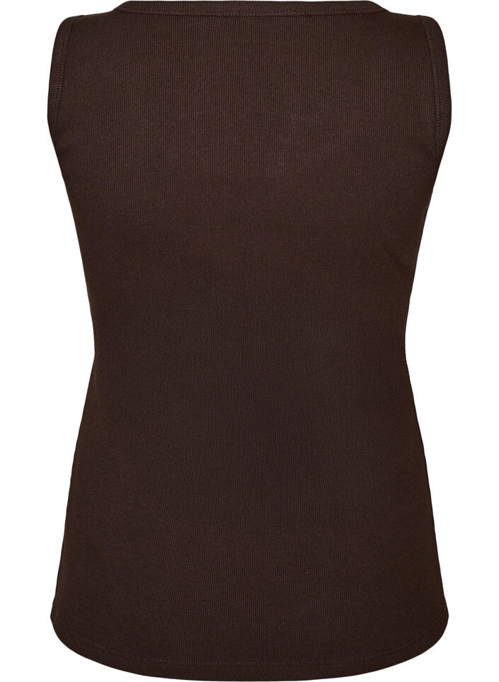 Haut ajust&eacute; avec motif, Marron, Packshot image number 1