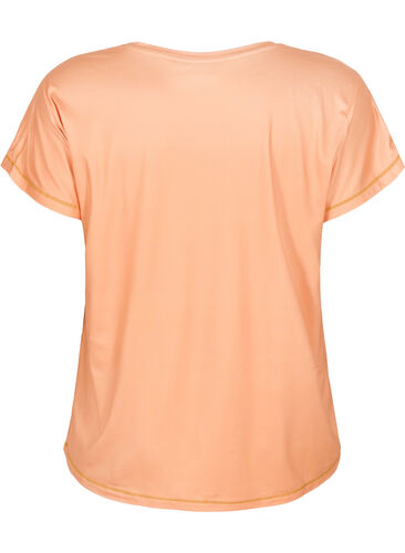 Trainings T-shirt met korte mouwen, Apricot Nectar, Packshot image number 1