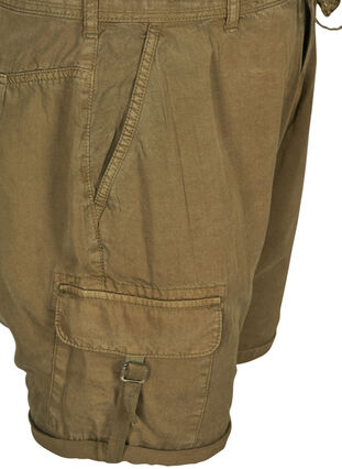 Short en lyocell avec poches latérales, Tarmac, Packshot image number 2
