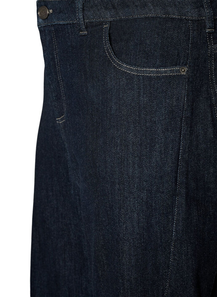 Barrel fit jeans met high waist, Blauw, Packshot image number 2