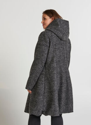 Manteau long avec de la laine, Dark G. mlg, Model image number 0