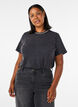 Grafisch T-shirt van biologisch katoen, Grijs, Model image number 0