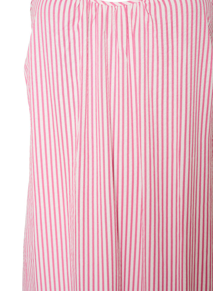 Robe d'&eacute;t&eacute; &agrave; rayures et &agrave; forme en A, Rose, Packshot image number 2