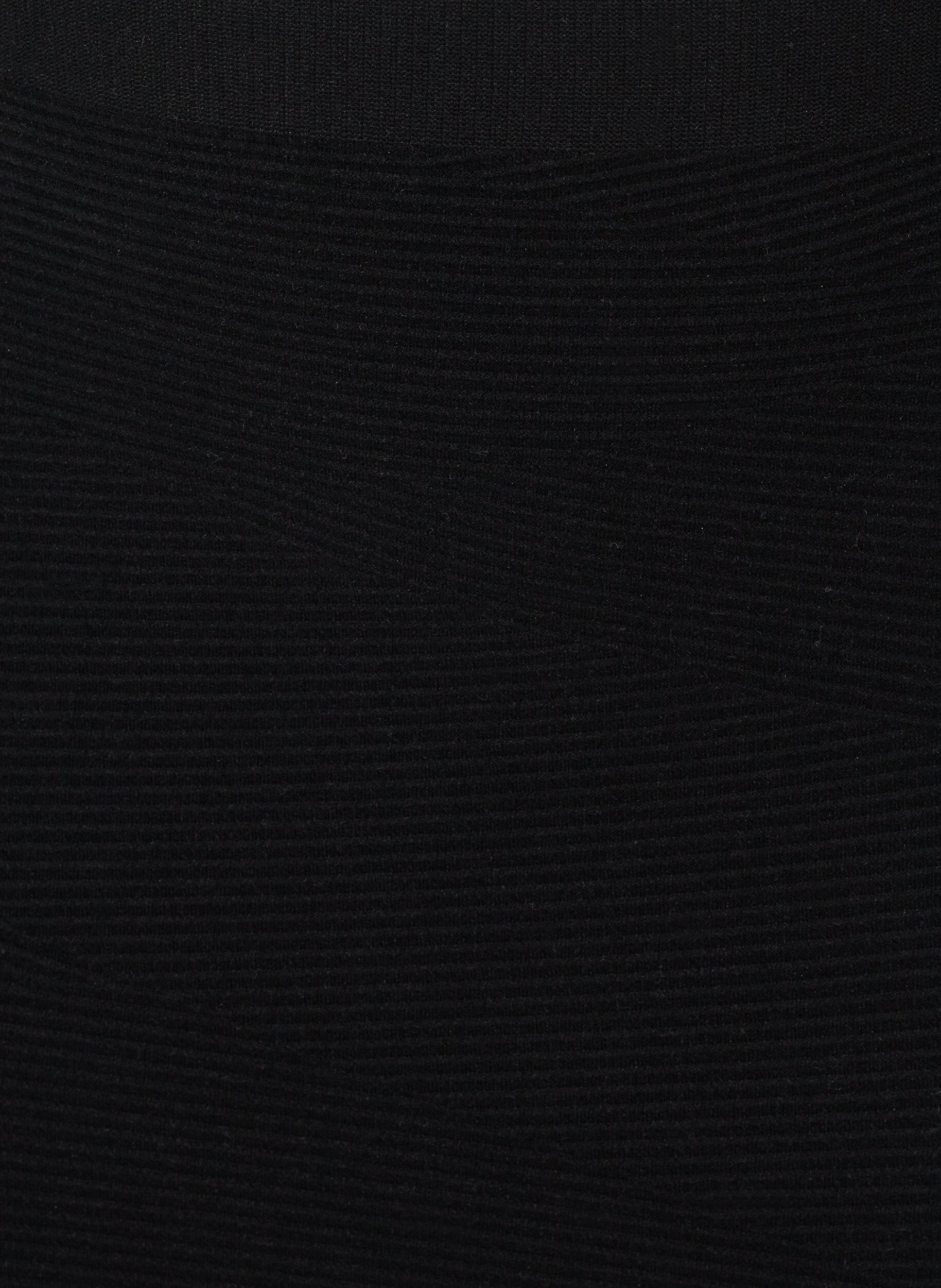 Zizzi Jupe moulante sans couture, Black, Packshot image number 2